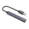 Hub USB SAVIO AK-70 USB-A - 3 x USB-A 2.0, 1 x USB-A 3.0