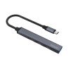 Hub USB SAVIO AK-71 USB-C - 3 x USB-A 2.0, 1 x USB-A 3.1 Gen 1