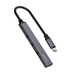 Hub USB SAVIO AK-71 USB-C - 3 x USB-A 2.0, 1 x USB-A 3.1 Gen 1