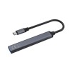 Hub USB SAVIO AK-71 USB-C - 3 x USB-A 2.0, 1 x USB-A 3.1 Gen 1