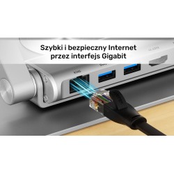 Podstawka pod laptop UNITEK D1109A HUB USB-C, HDMI, 4K, PD 100W