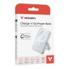 Powerbank Verbatim Charge 'n' Go Magnetic Wireless with Stand 10000mAh USB-C PD 3.0 Blue