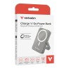Powerbank Verbatim Charge 'n' Go Magnetic Wireless with Stand 10000mAh USB-C PD 3.0 Grey