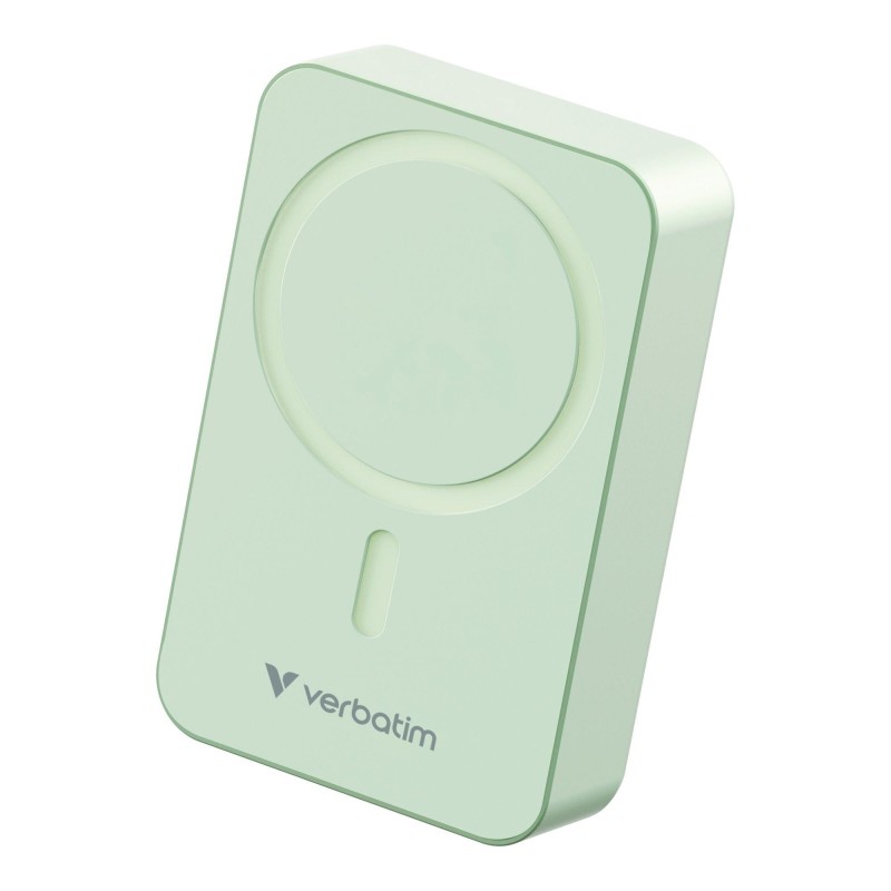 Powerbank Verbatim Charge 'n' Go Essentials Magnetic Wireless 20000mAh USB-C PD 3.0 Green