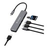 Hub USB Verbatim Multi Port Essentials USB-C PD, USB-A 3.0, USB-A 2.0, HDMI, SD/microSD
