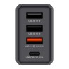 Ładowarka sieciowa Verbatim 1xUSB-C PD 20W 1xUSB-A QC 3.0 2xUSB-A 10W UE czarna