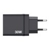 Ładowarka sieciowa Verbatim 1xUSB-C PD 20W 1xUSB-A QC 3.0 2xUSB-A 10W UE czarna