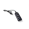Hub USB VAKOSS TC-234UX 4xUSB 2.0 czarny