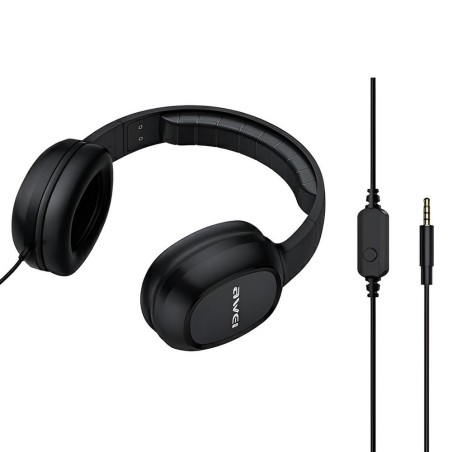 Słuchawki z mikrofonem Awei GM-6 stereo nauszne jack 3,5mm