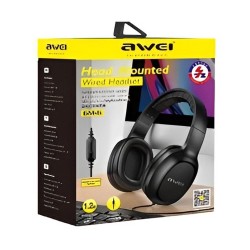 Słuchawki z mikrofonem Awei GM-6 stereo nauszne jack 3,5mm