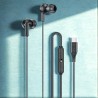 Słuchawki z mikrofonem Awei PC-25T stereo USB-C czarne