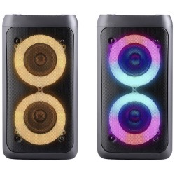 Głośnik Defender BOOMER 20 Bluetooth 20W MP3/FM/SD/USB/AUX/TWS/LED/MIC KARAOKE czarny
