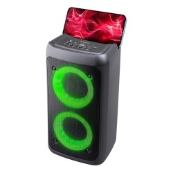 Głośnik Defender BOOMER 20 Bluetooth 20W MP3/FM/SD/USB/AUX/TWS/LED/MIC KARAOKE czarny