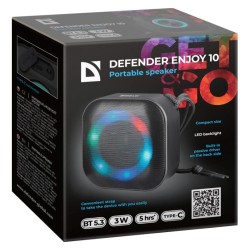 Głośnik Defender Enjoy 10 Bluetooth 3W BT/LED