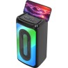 Głośnik Defender CONCERTO Bluetooth 20W MP3/FM/SD/USB/AUX/TWS/LED/MIC KARAOKE czarny + mikrofon