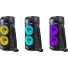Głośnik Defender CRASHBOOM Bluetooth 16W MP3/FM/SD/USB/AUX/TWS/LED/MIC/LCD KARAOKE czarny + mikrofon + pilot