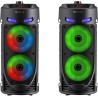 Głośnik Defender CRASHBOOM Bluetooth 16W MP3/FM/SD/USB/AUX/TWS/LED/MIC/LCD KARAOKE czarny + mikrofon + pilot
