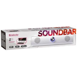 Głośnik Defender Z11 Soundbar 6W USB LED Podświetlany Biały