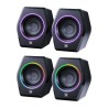 Głośniki Defender SOLAR 9 2.0 10W Bluetooth USB podświetlenie RGB