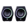 Głośniki Defender SOLAR 9 2.0 10W Bluetooth USB podświetlenie RGB