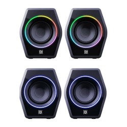 Głośniki Defender SOLAR 9 2.0 10W Bluetooth USB podświetlenie RGB