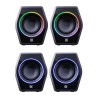 Głośniki Defender SOLAR 9 2.0 10W Bluetooth USB podświetlenie RGB