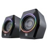 Głośniki Defender SOLAR 9 2.0 10W Bluetooth USB podświetlenie RGB
