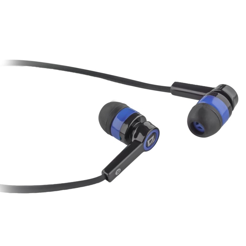 Słuchawki z mikrofonem Defender PULSE 420 douszne 4-pin czarno-niebieskie