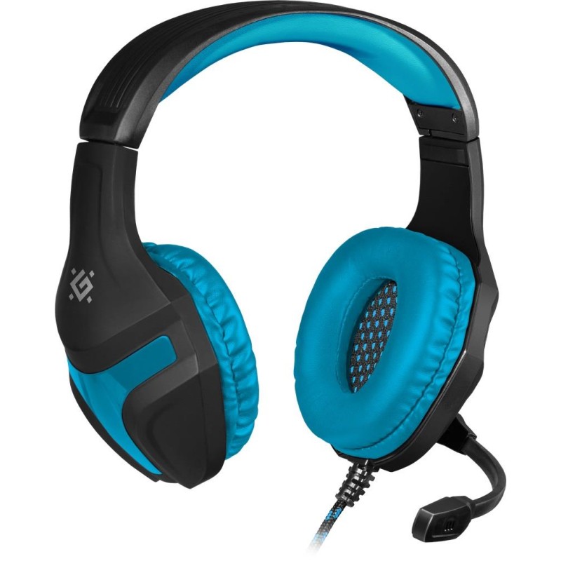 Słuchawki z mikrofonem Defender SCRAPPER 500 Gaming niebiesko-czarne + adapter 4 pin + GRA