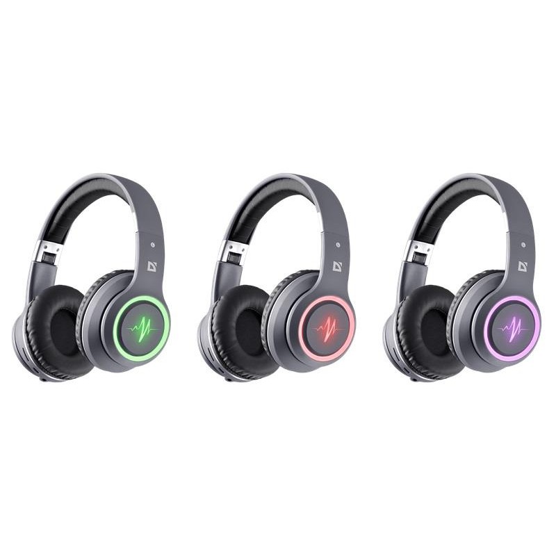 Słuchawki z mikrofonem Defender FREEMOTION B571 bezprzewodowe Bluetooth podświetlane + MP3 Player