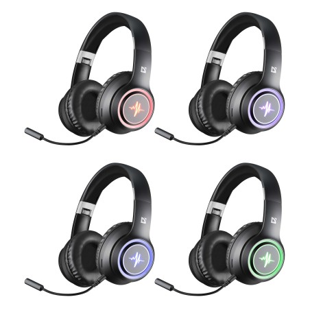 Słuchawki z mikrofonem Defender FREEMOTION B571 bezprzewodowe Bluetooth podświetlane + MP3 Player + mikrofon, czarne