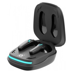 Słuchawki z mikrofonem Defender CyberDots 285 bezprzewodowe Bluetooth TWS czarne Low Latency