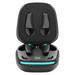 Słuchawki z mikrofonem Defender CyberDots 285 bezprzewodowe Bluetooth TWS czarne Low Latency