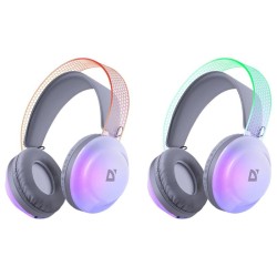 Słuchawki z mikrofonem Defender FREEMOTION B651 bezprzewodowe Bluetooth podświetlane RGB