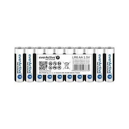 Baterie alkaliczne AA/LR6 everActive Pro Alkaline 10 sztuk