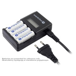 Ładowarka akumulatorków Ni-MH EverActive NC-450 Black Edition