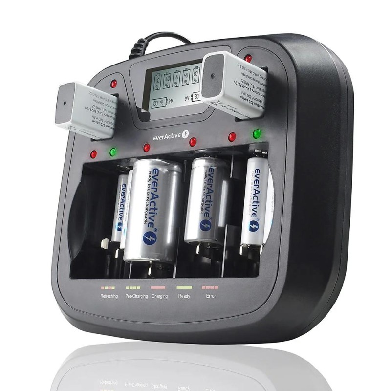 Ładowarka akumulatorków Ni-MH EverActive NC900U