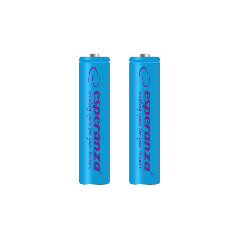 Akumulatorki AAA Esperanza 1000mAh 2szt. niebieskie