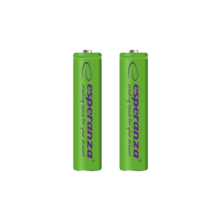 Akumulatorki AAA Esperanza 1000mAh 2szt. zielone