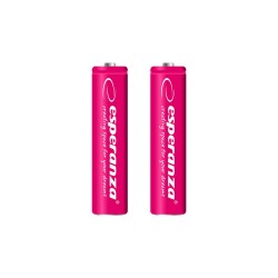 Akumulatorki AAA Esperanza 1000mAh 2szt. czerwone