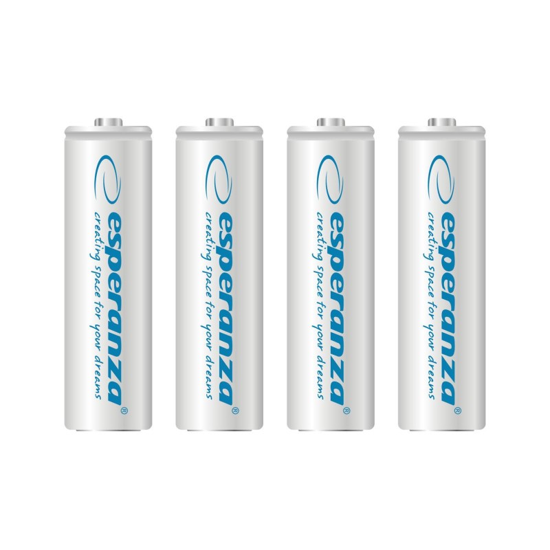 Akumulatorki AA Esperanza 2000mAh 4szt. białe
