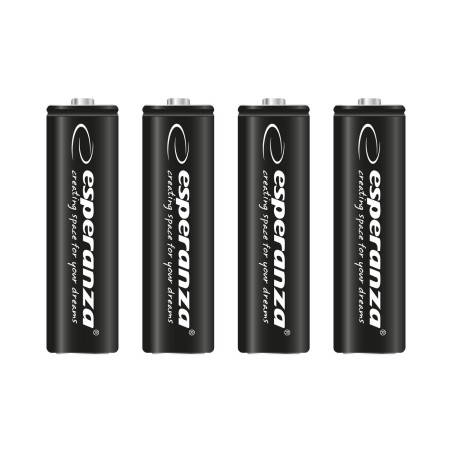 Akumulatorki AA Esperanza 2600mAh 4szt. czarne