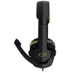 Słuchawki z mikrofonem Esperanza "Raven" Gaming zielone