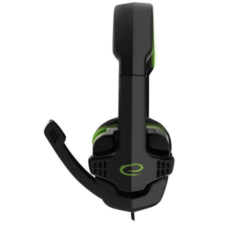 Słuchawki z mikrofonem Esperanza "Raven" Gaming zielone