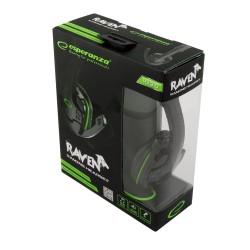 Słuchawki z mikrofonem Esperanza "Raven" Gaming zielone