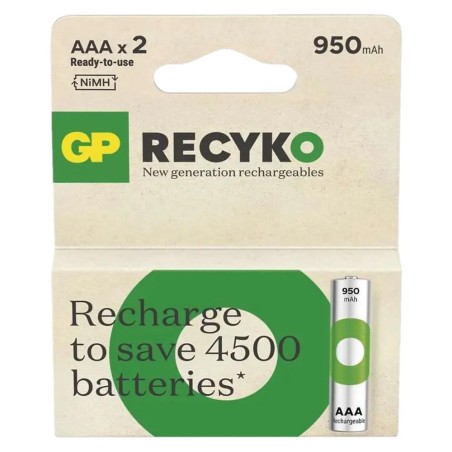 Akumulatorki AAA/R03 GP ReCyko Ni-MH 950mAh - 2 sztuki