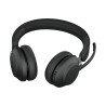 Słuchawki z mikrofonem Jabra Evolve2 65 Link380c UC Stereo czarne bezprzewodowe