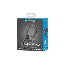 Słuchawki z mikrofonem Natec Canary Go czarne