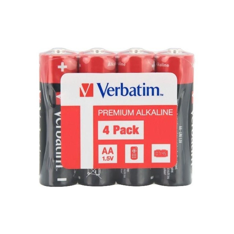 Bateria Verbatim LR6 AA (4 szt) shrink
