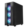 Obudowa Chieftec HUNTER 2 GS-02B-OP ATX ARGB z oknem bez zasilacza czarna